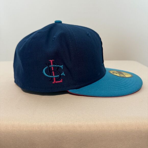 Arizona Diamondbacks Hat 7 1/4 Big League Chew Blue Pink MLB Baseball New Era - Picture 5 of 11
